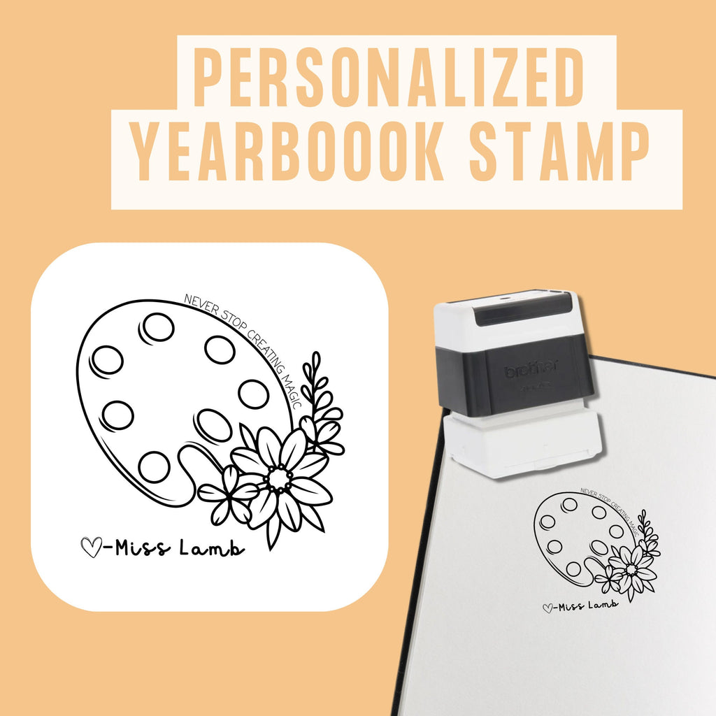 Art Teacher Yearbook Stamp | Self Inking | Custom
