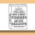 Reading Book Teacher Yearbook Stamp | Self Inking | Custom