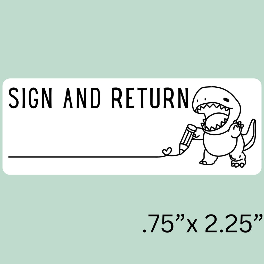 Teacher Dinosaur Classroom Stamp | Self Inking | Custom