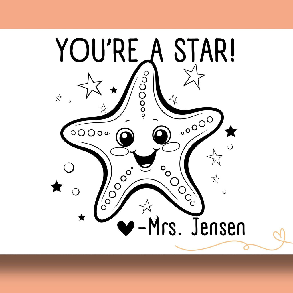 Starfish Yearbook Stamp | Self Inking | Custom