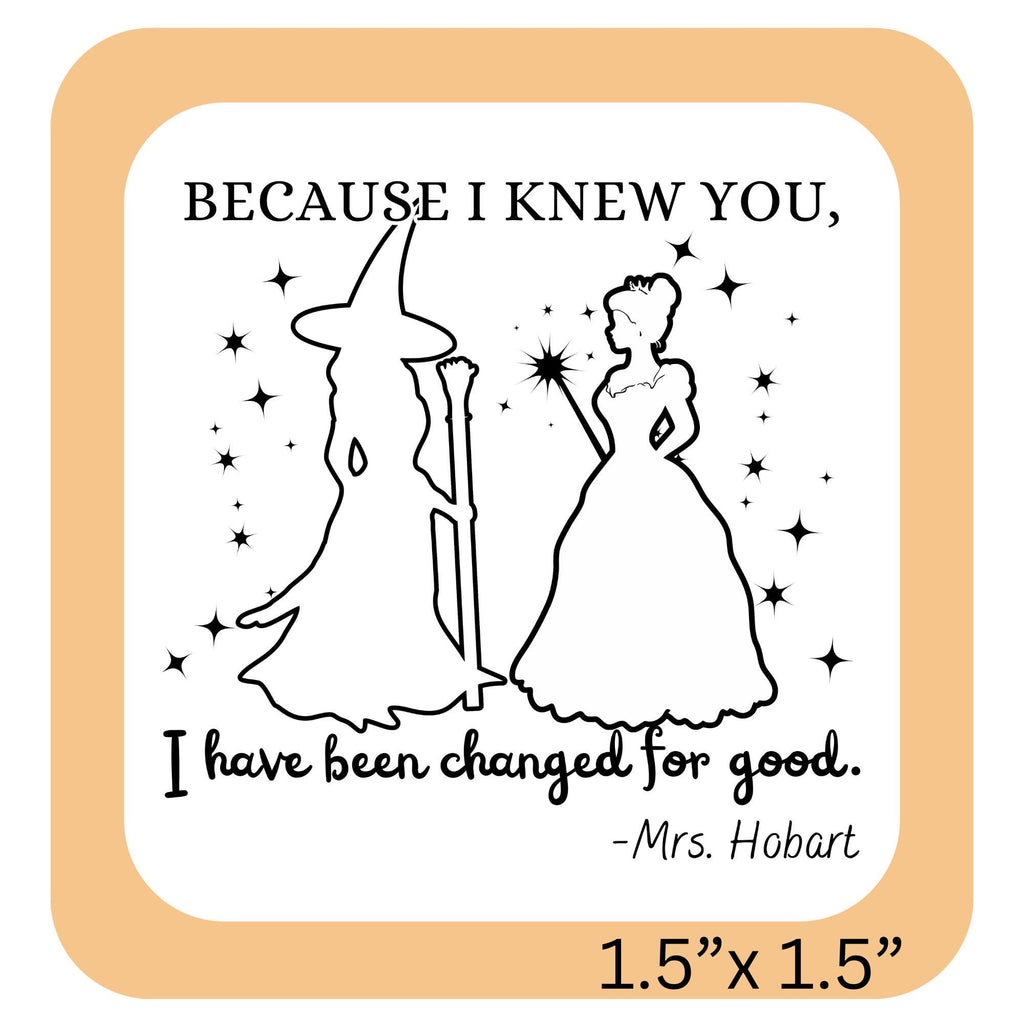 Wicked Themed Yearbook Stamp | Self Inking | Custom | Changed for Good