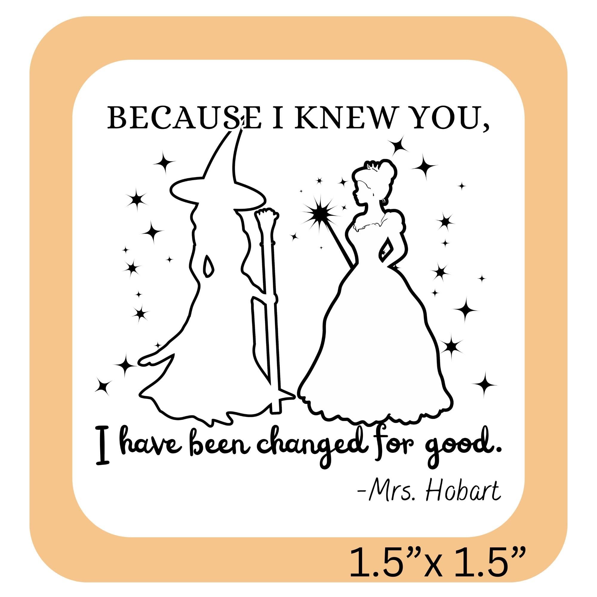 Wicked Themed Yearbook Stamp | Self Inking | Custom | Changed for Good