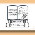 Reading Book Teacher Yearbook Stamp | Self Inking | Custom
