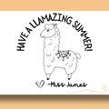 Llama Teacher Yearbook Stamp | Self Inking | Custom