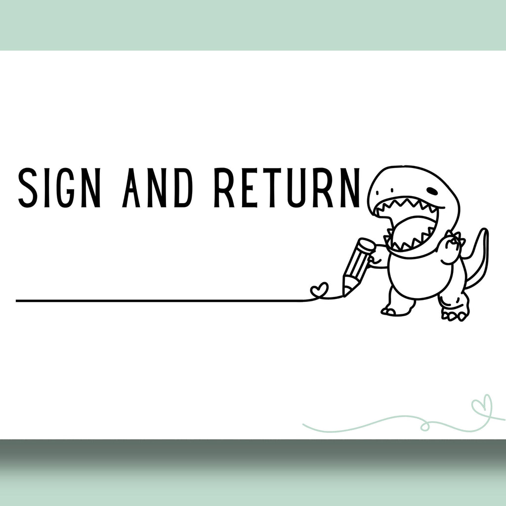 Teacher Dinosaur Classroom Stamp | Self Inking | Custom