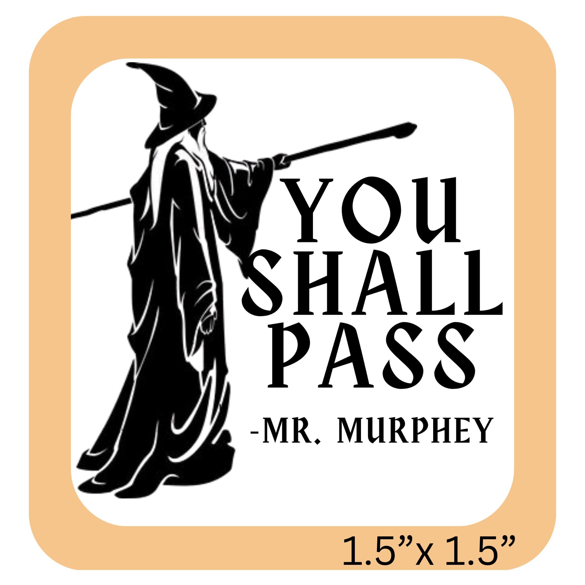 You Shall Pass Yearbook Stamp | Self Inking | Custom