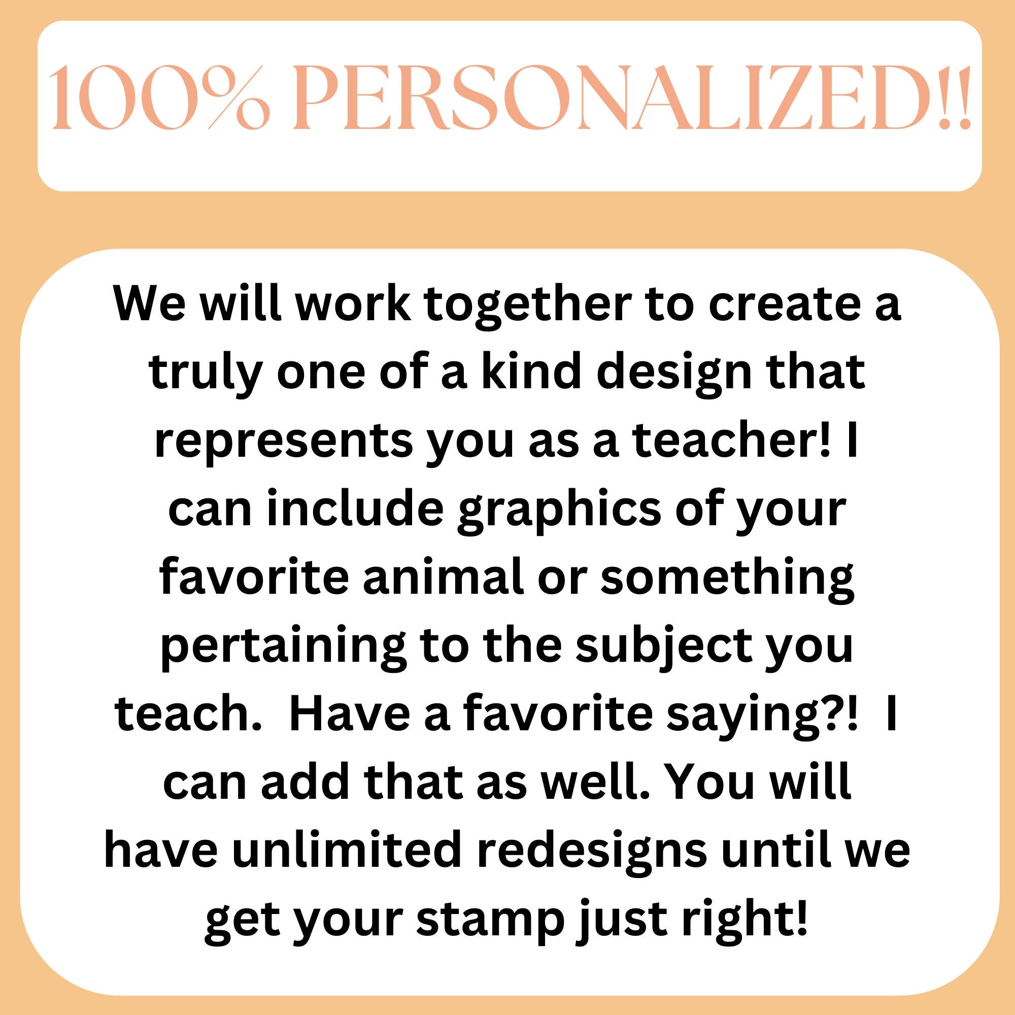 Reading Book Teacher Yearbook Stamp | Self Inking | Custom