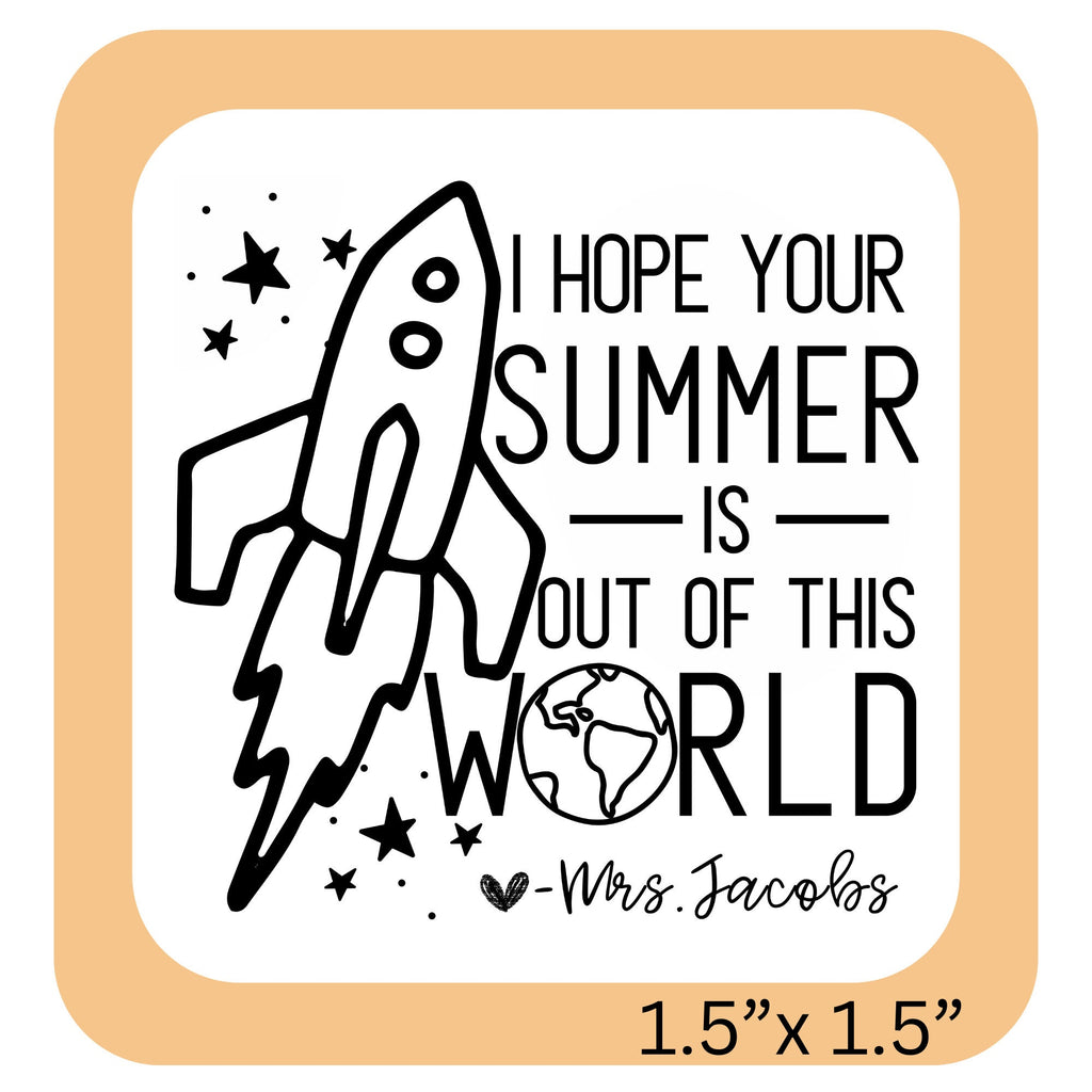 Space Yearbook Stamp | Self Inking | Custom