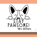 Cute Corgi Yearbook Stamp | Self Inking | Custom