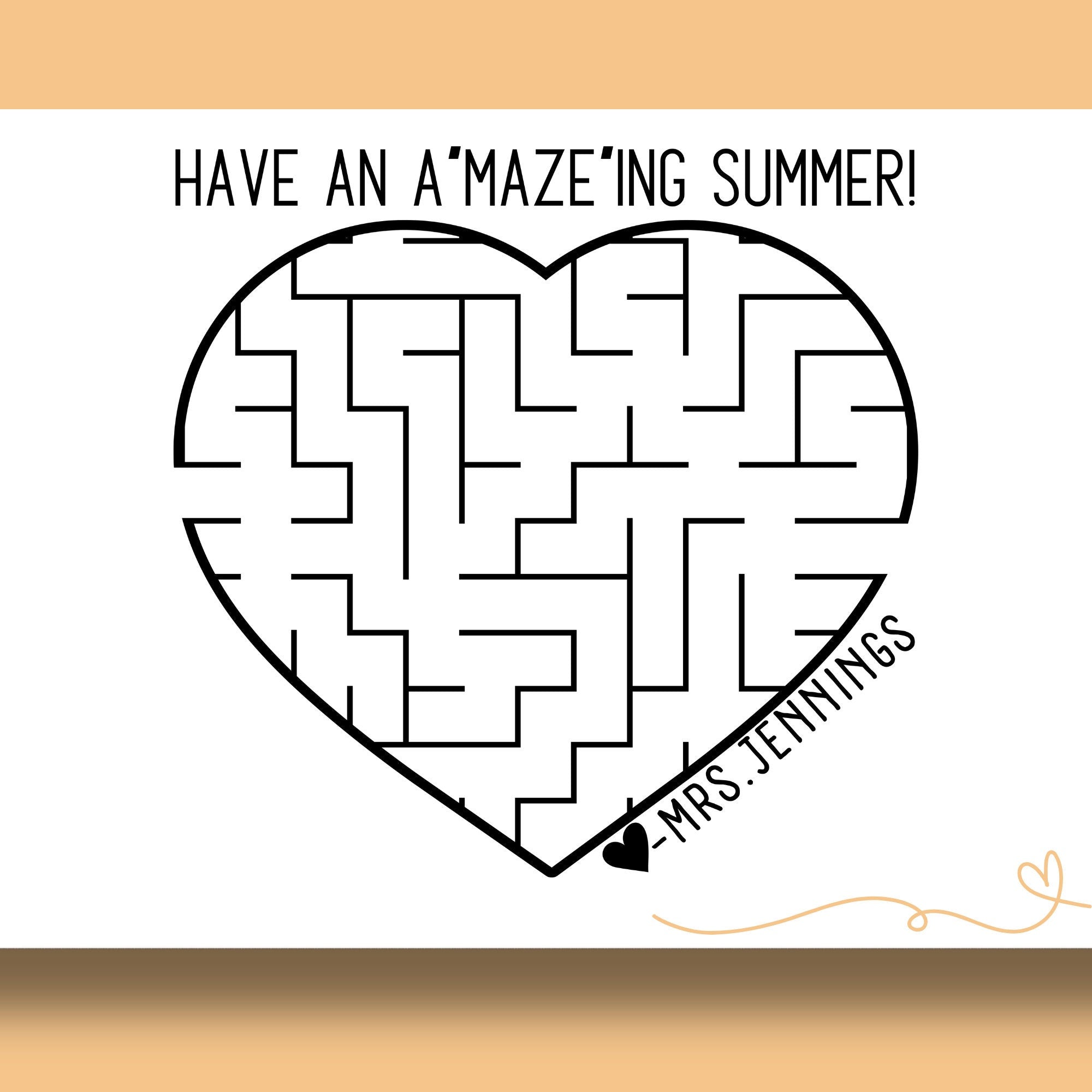 A”MAZE”ing Teacher Yearbook Stamp | Self Inking | Custom