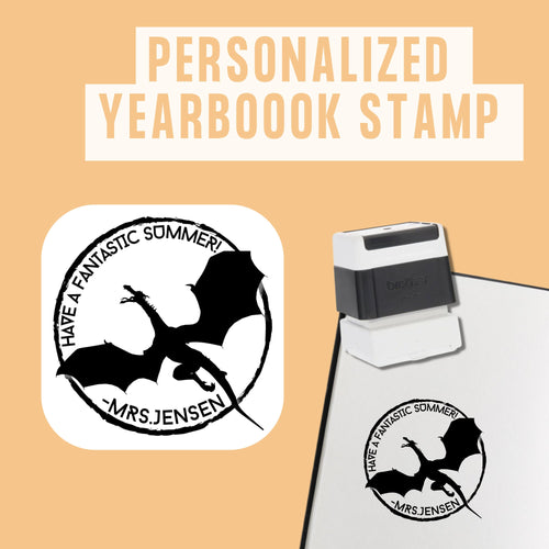 Dragon Yearbook Stamp | Self Inking | Custom