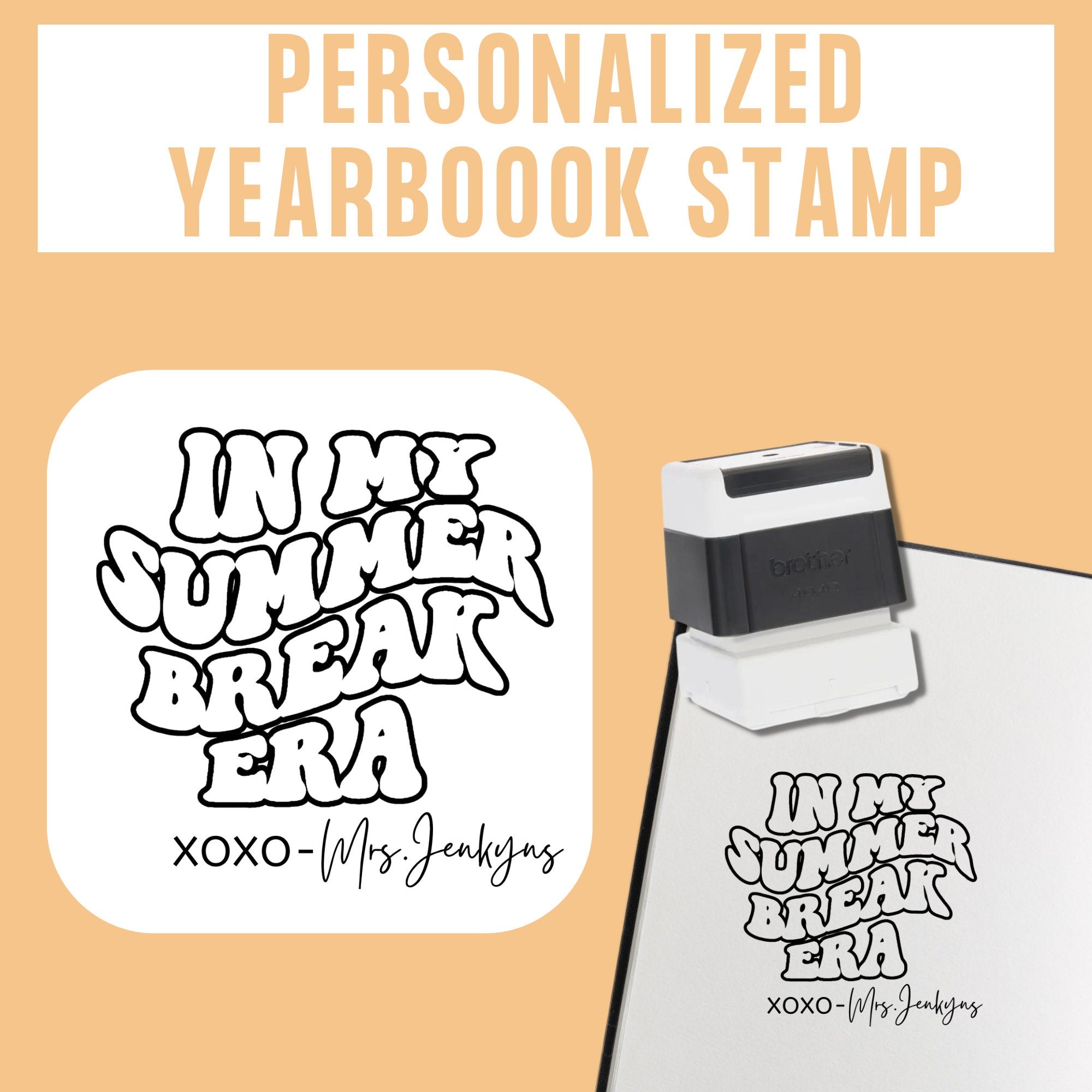 Era Yearbook Stamp | Self Inking | Custom