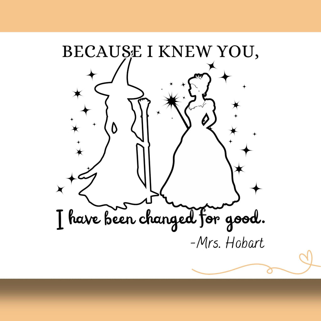 Wicked Themed Yearbook Stamp | Self Inking | Custom | Changed for Good