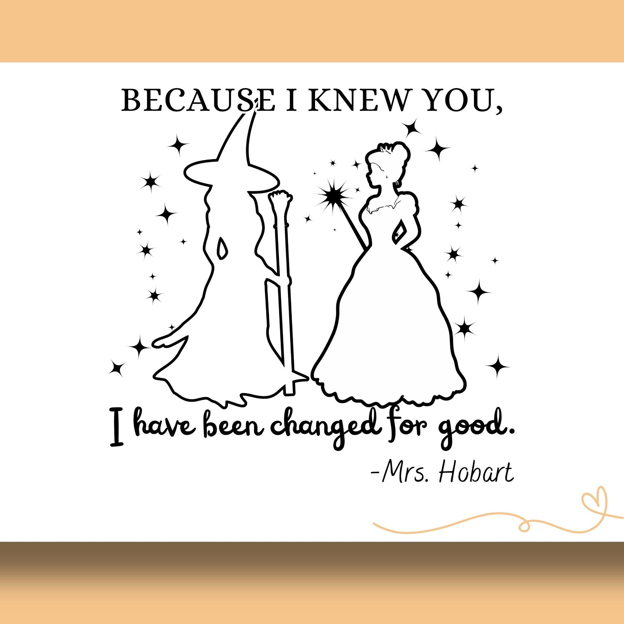 Wicked Themed Yearbook Stamp | Self Inking | Custom | Changed for Good