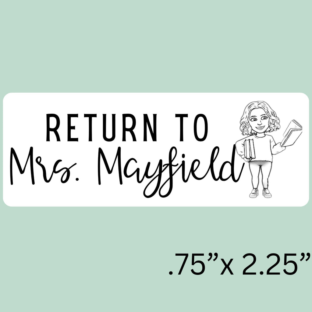 Teacher Bitmoji Classroom Stamp | Self Inking | Custom