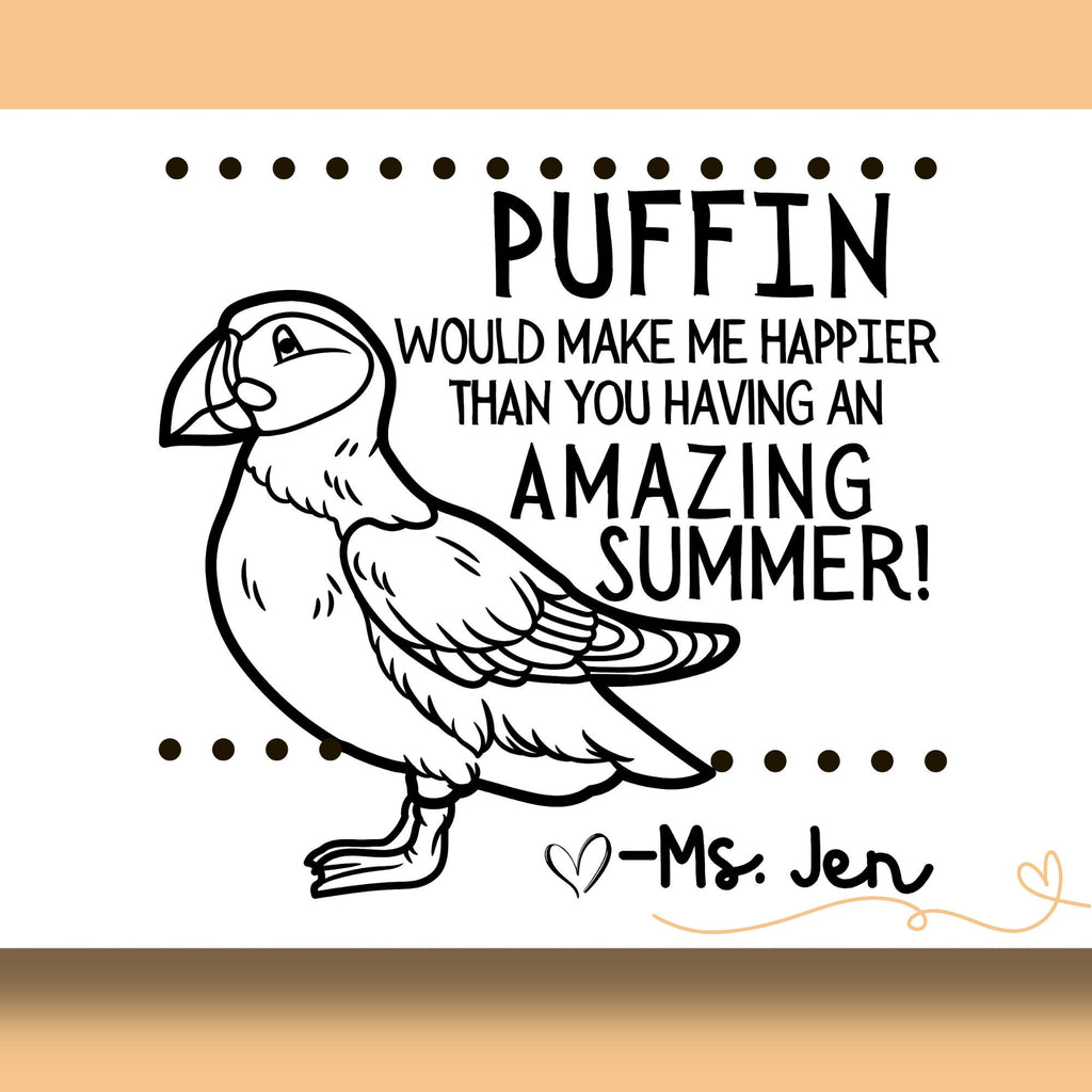 Puffin Yearbook Stamp | Self Inking | Custom