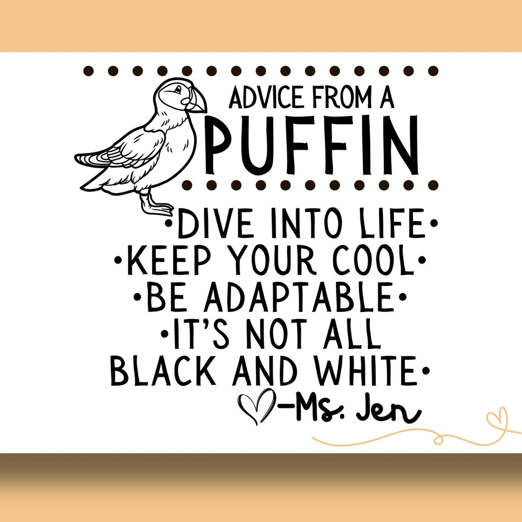 Puffin Yearbook Stamp | Self Inking | Custom