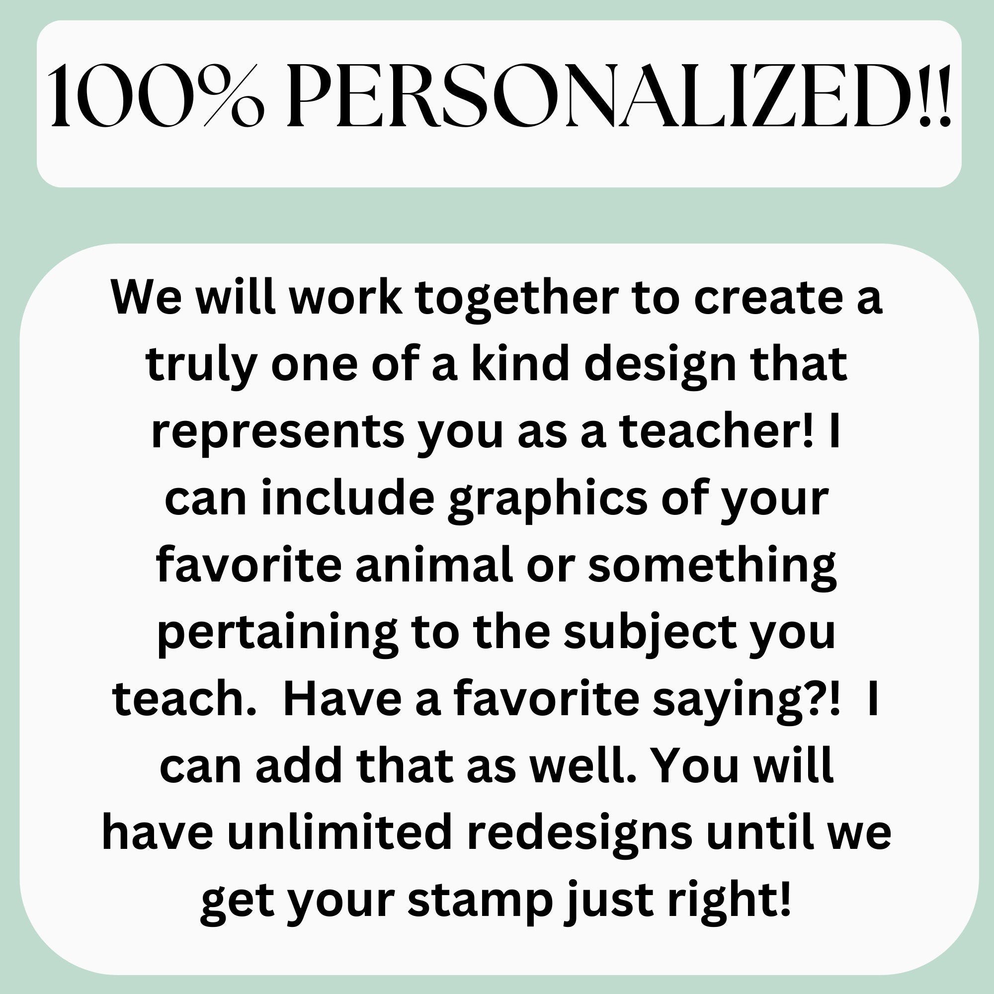 Teacher Dinosaur Classroom Stamp | Self Inking | Custom