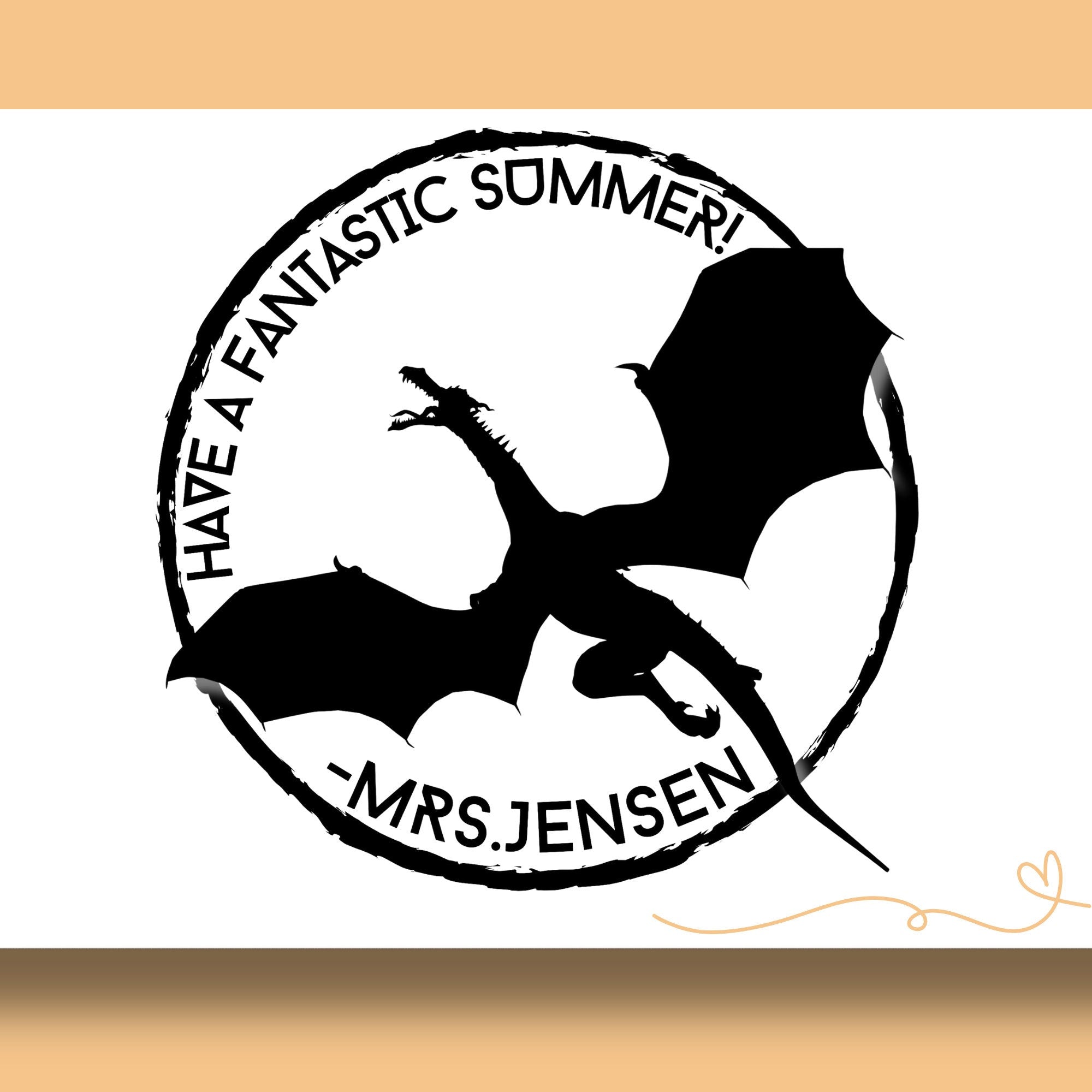 Dragon Yearbook Stamp | Self Inking | Custom