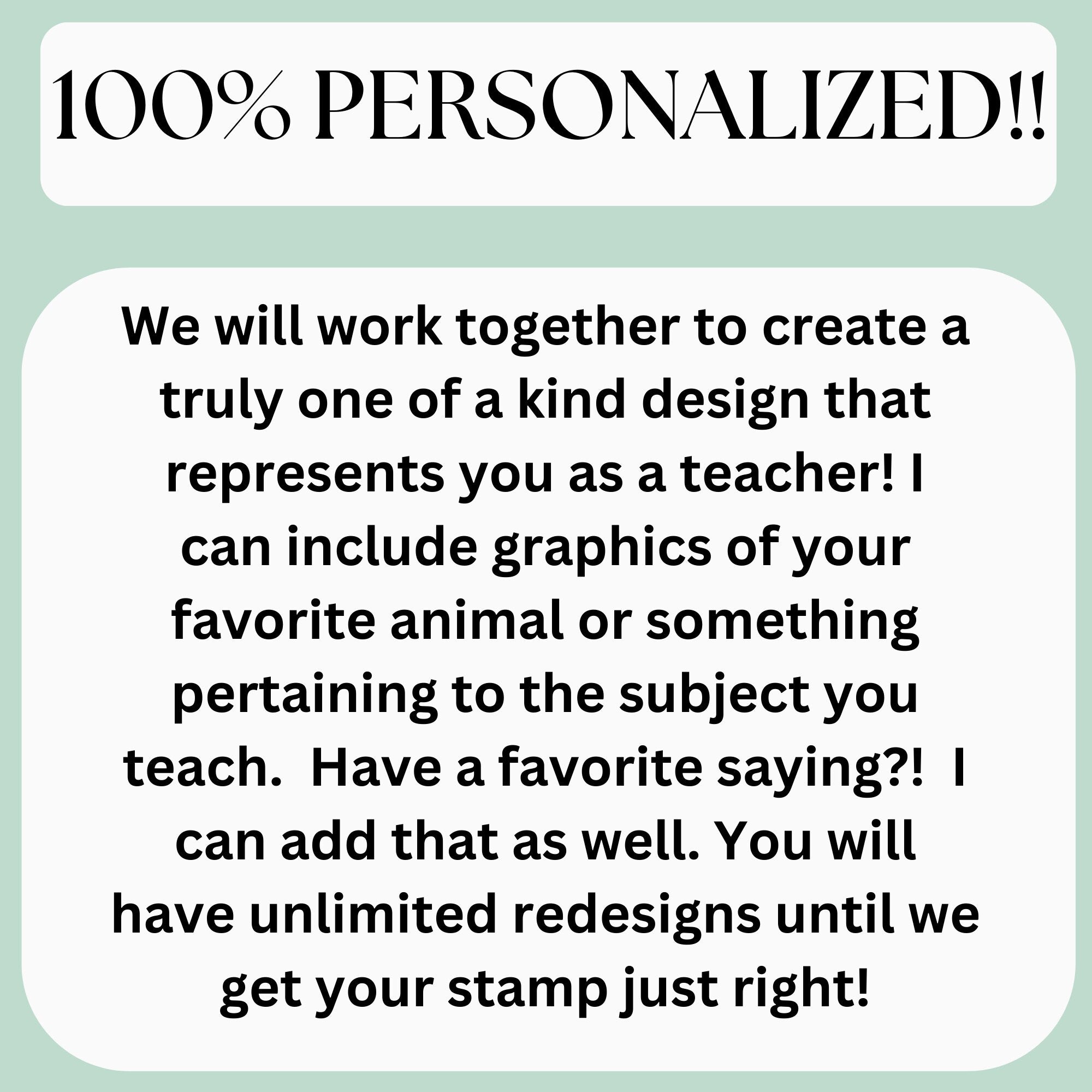 Teacher Llama Classroom Stamp | Self Inking | Custom