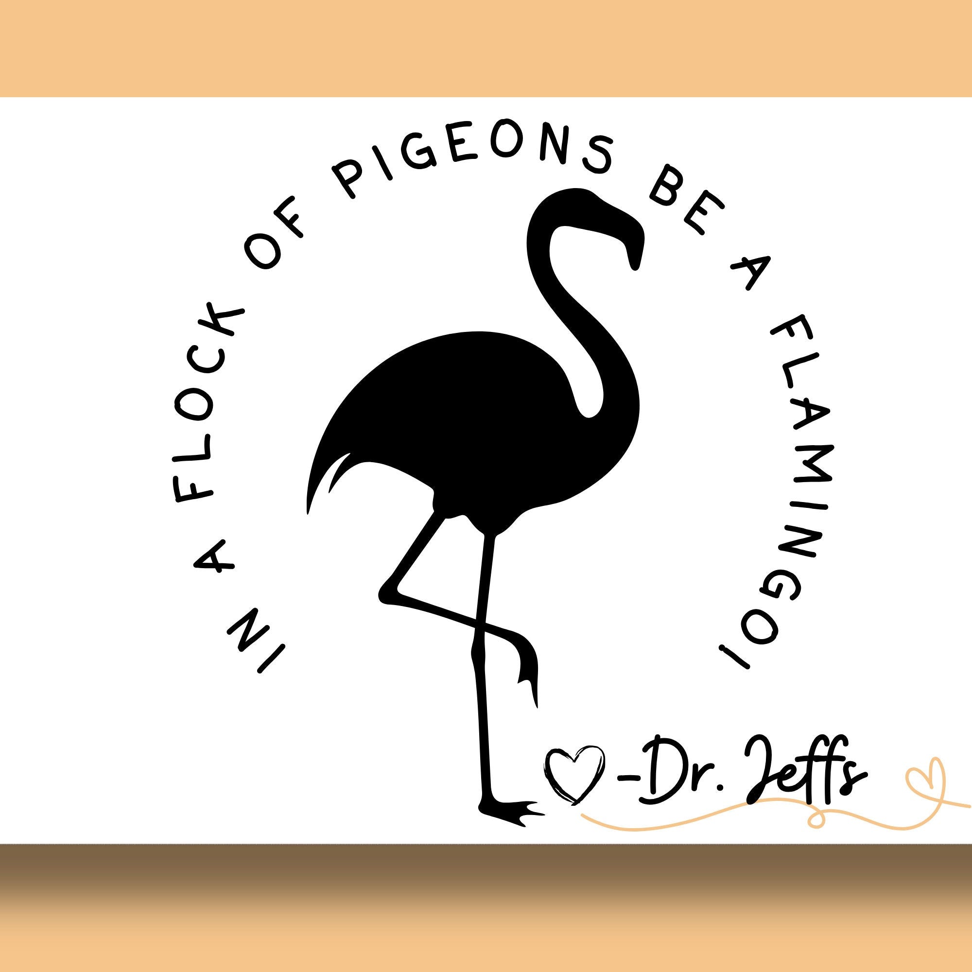 Flamingo Yearbook Stamp | Self Inking | Custom