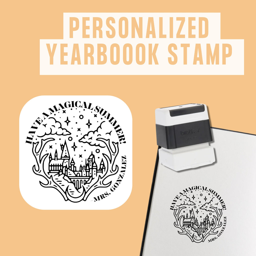 Magical Yearbook Stamp | Self Inking | Custom
