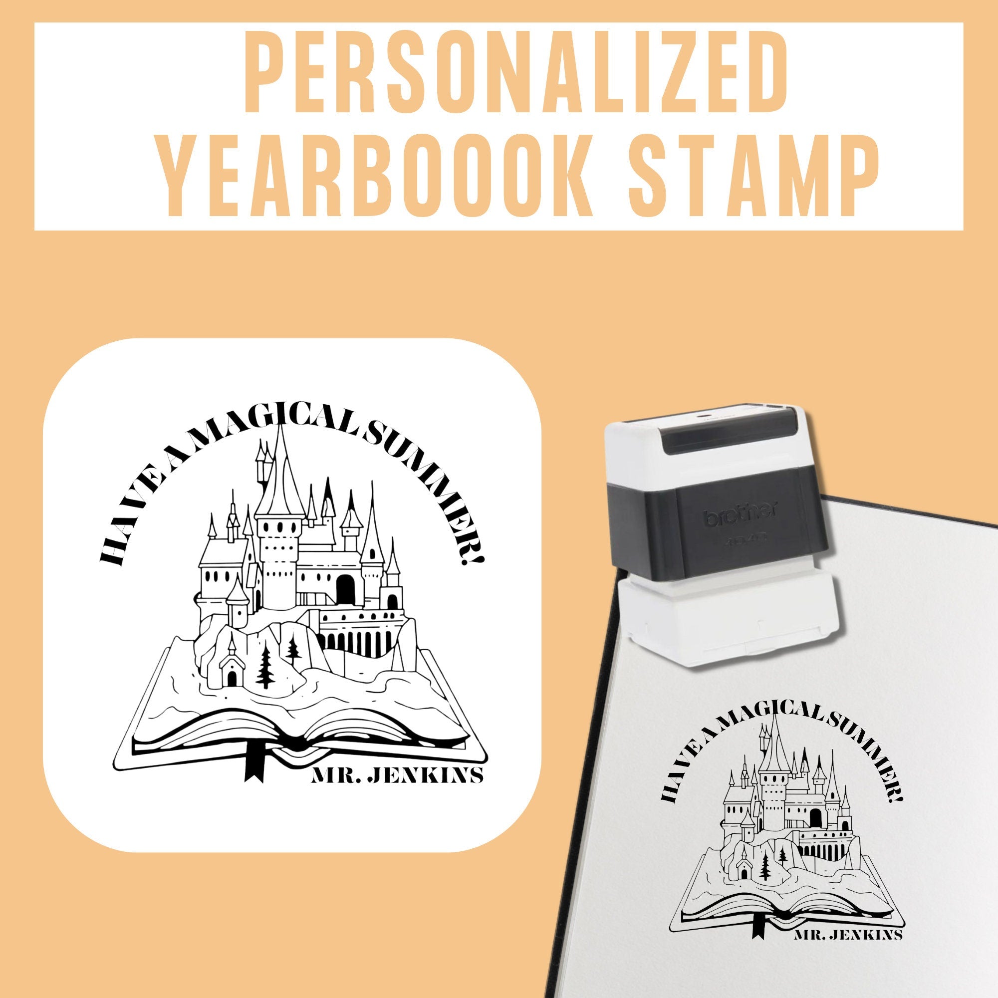 Magical Yearbook Stamp | Self Inking | Custom