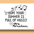 Music Yearbook Stamp | Self Inking | Custom