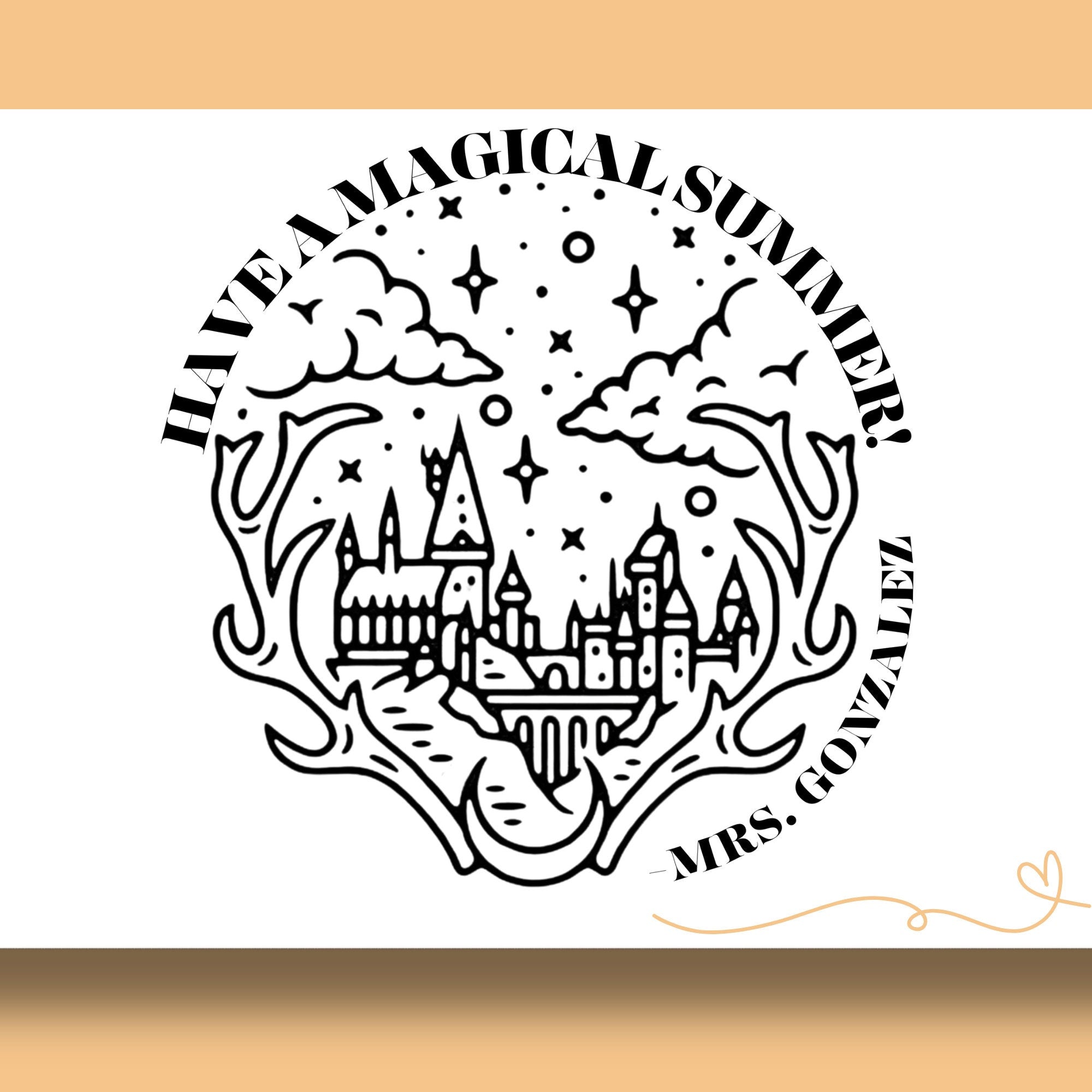 Magical Yearbook Stamp | Self Inking | Custom