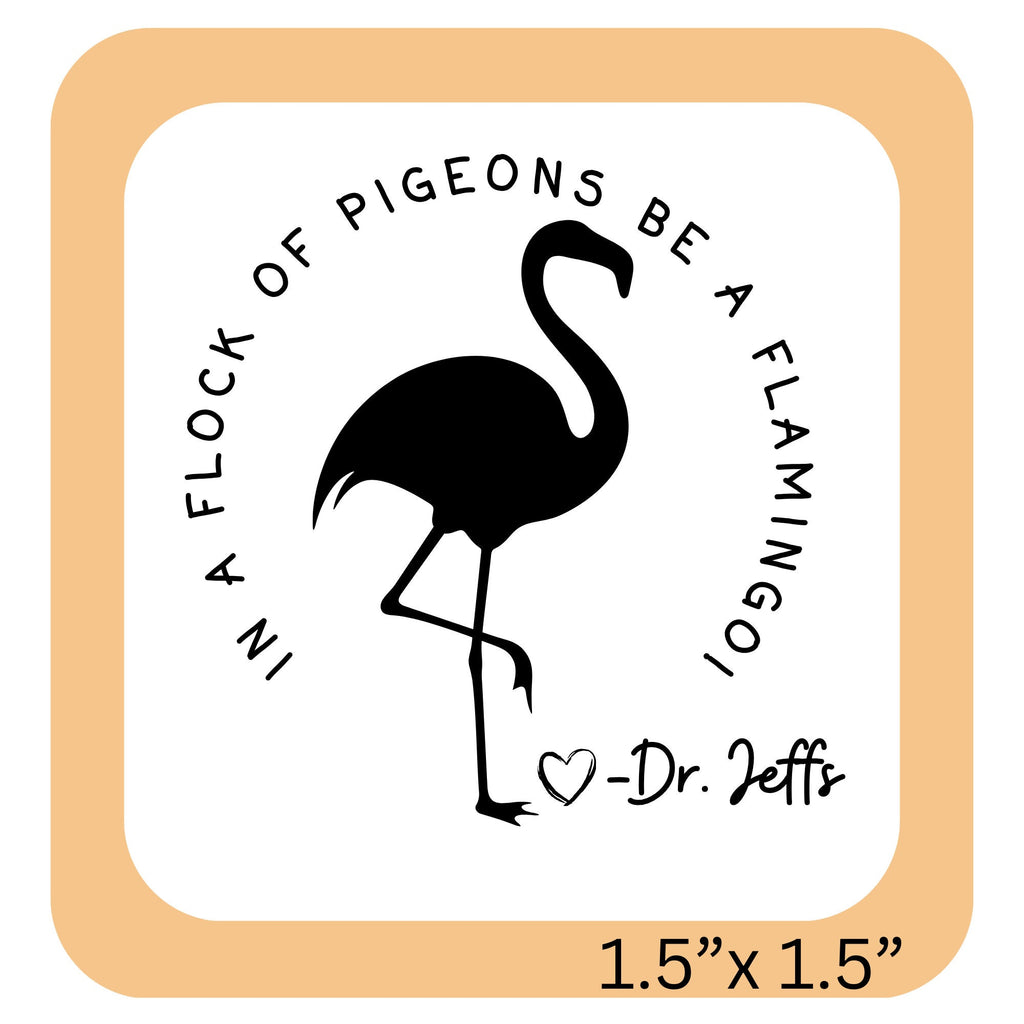 Flamingo Yearbook Stamp | Self Inking | Custom