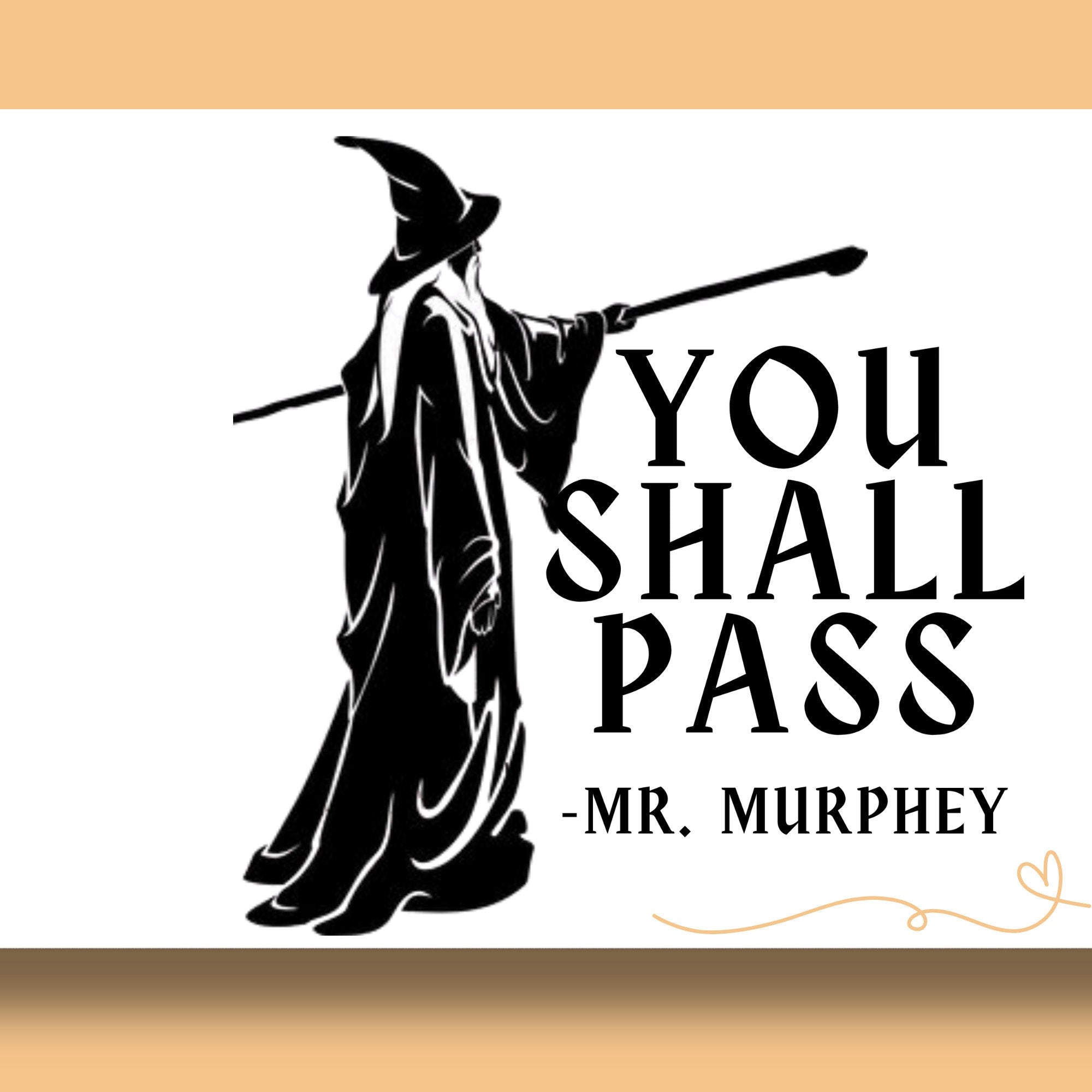 You Shall Pass Yearbook Stamp | Self Inking | Custom