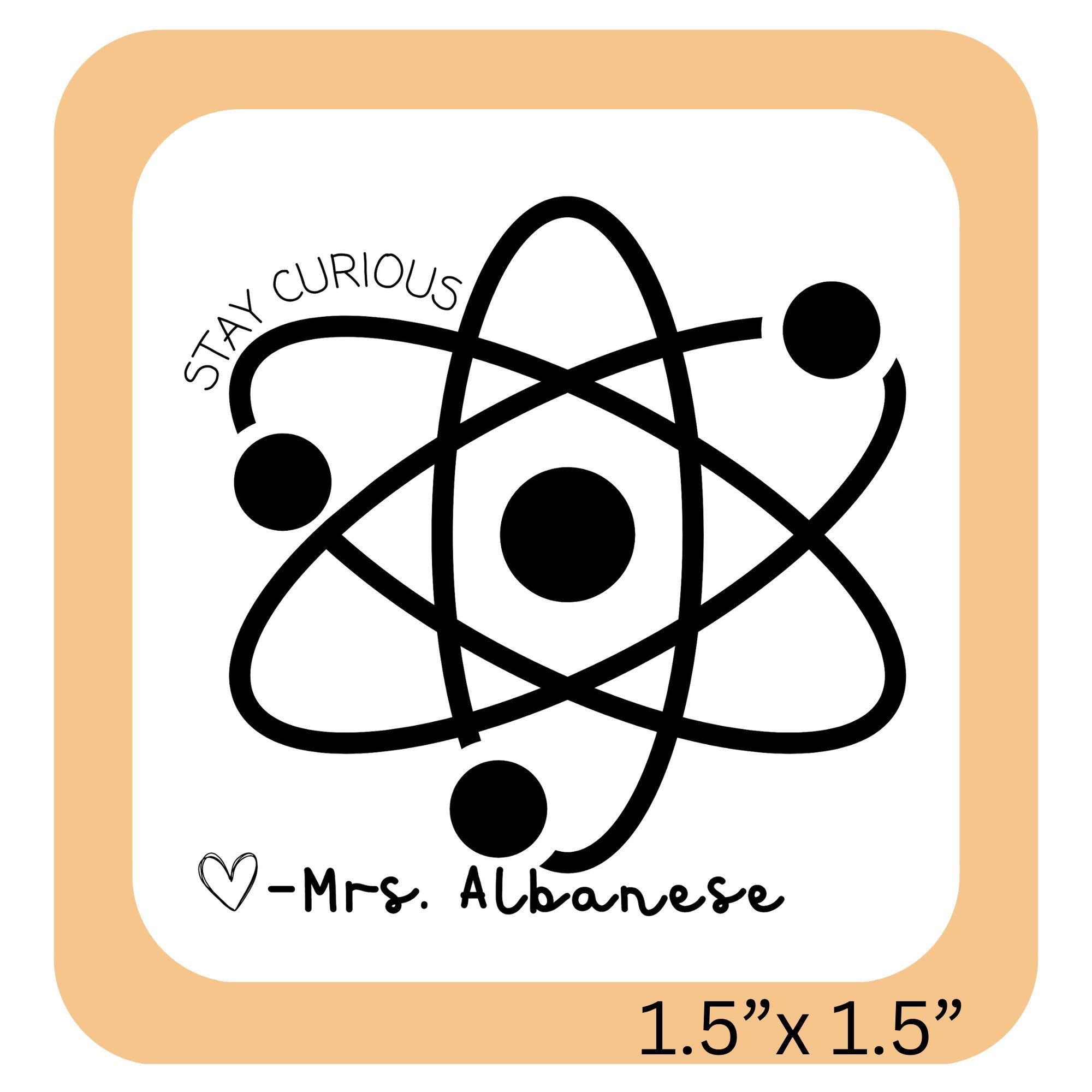 Science Yearbook Stamp | Self Inking | Custom