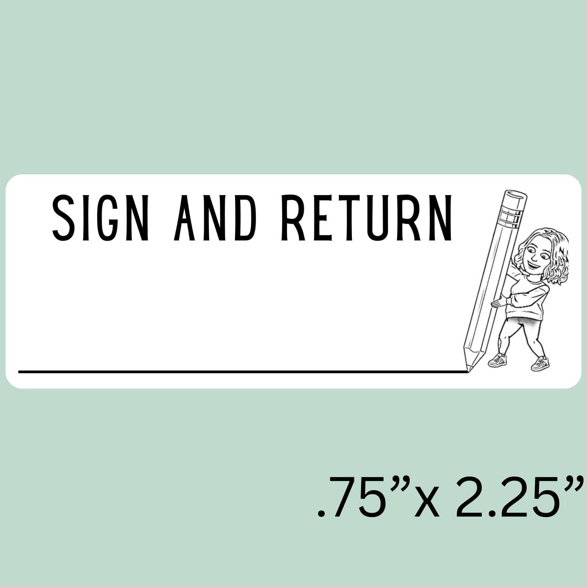Teacher Bitmoji Classroom Stamp | Self Inking | Custom